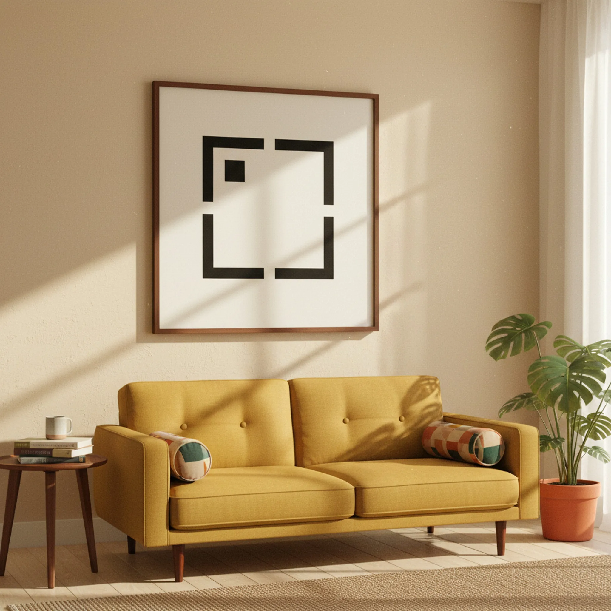 Hauld output: Poster in a living room scene